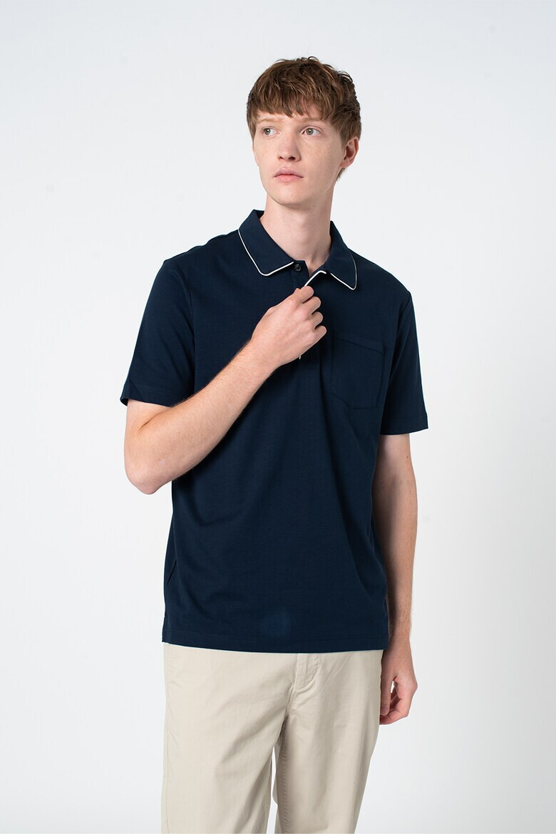 Scotch & Soda Tricou polo cu buzunar pe piept - Pled.ro