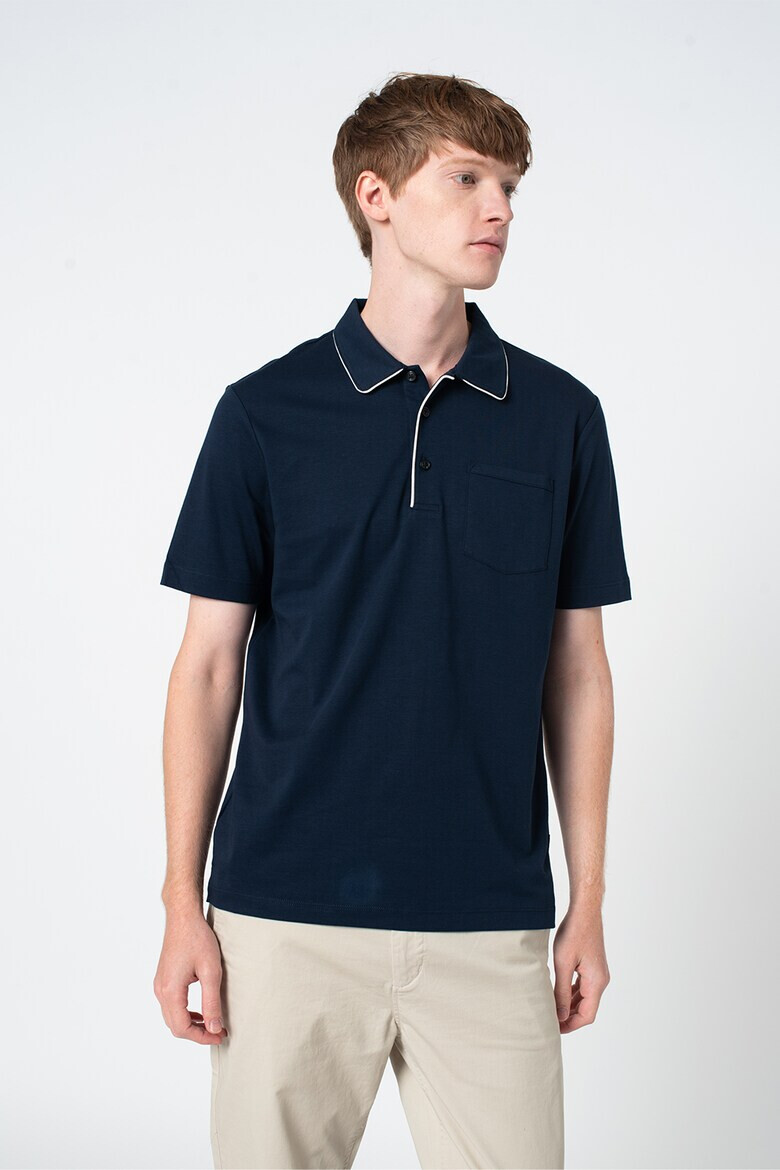 Scotch & Soda Tricou polo cu buzunar pe piept - Pled.ro