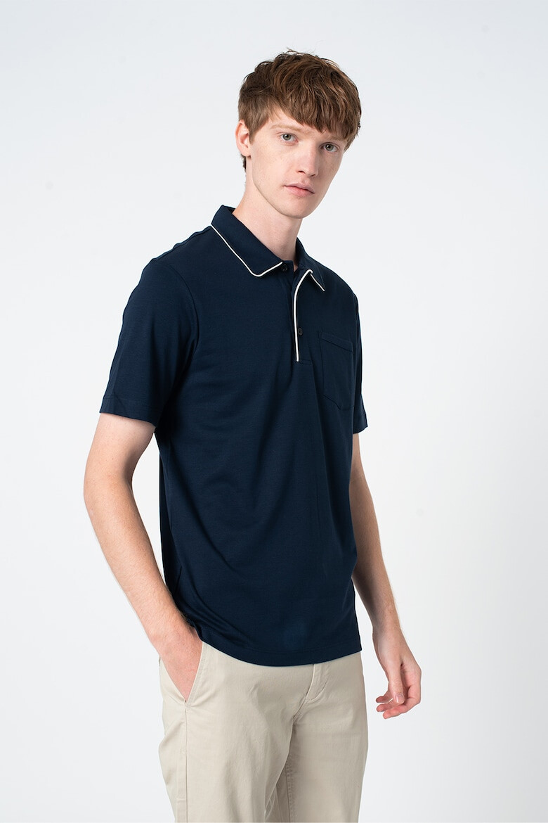 Scotch & Soda Tricou polo cu buzunar pe piept - Pled.ro