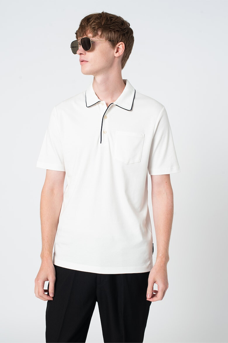 Scotch & Soda Tricou polo cu buzunar pe piept - Pled.ro