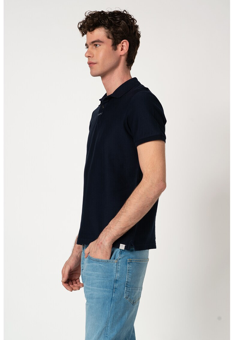 Scotch & Soda Tricou polo cu detalii texturate - Pled.ro