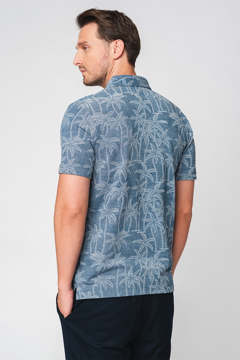 Scotch & Soda Tricou polo cu imprimeu tropical - Pled.ro