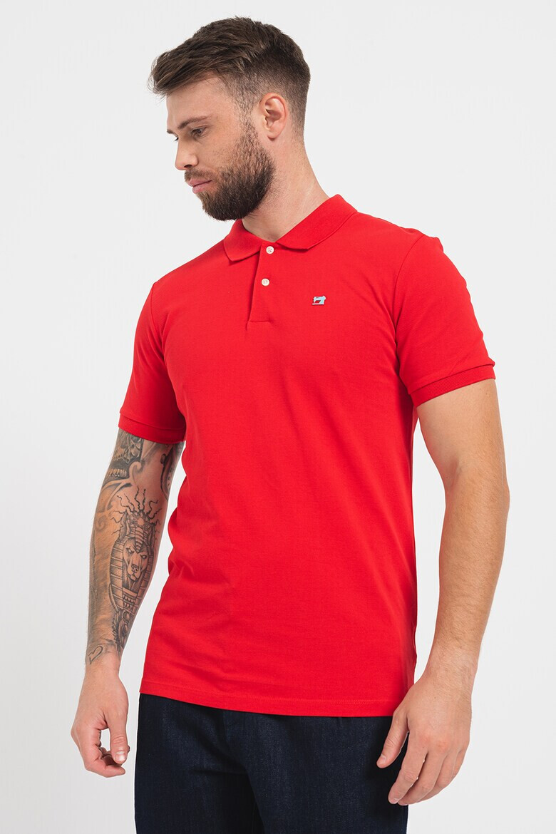 Scotch & Soda Tricou polo de bumbac cu model pique - Pled.ro