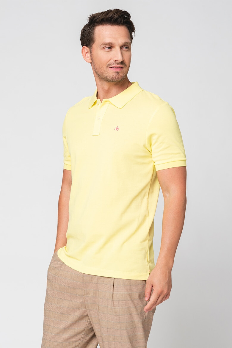 Scotch & Soda Tricou polo din bumbac organic - Pled.ro