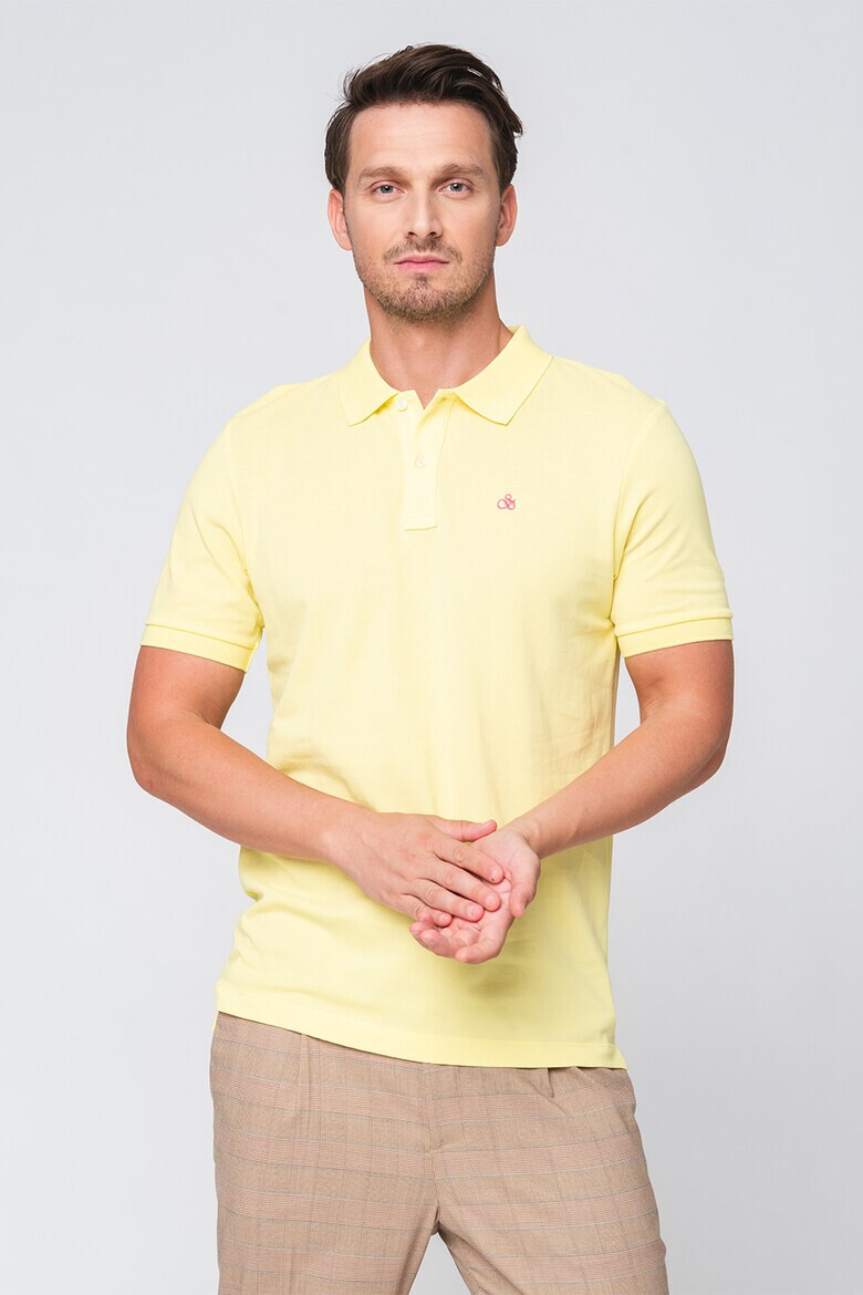 Scotch & Soda Tricou polo din bumbac organic - Pled.ro