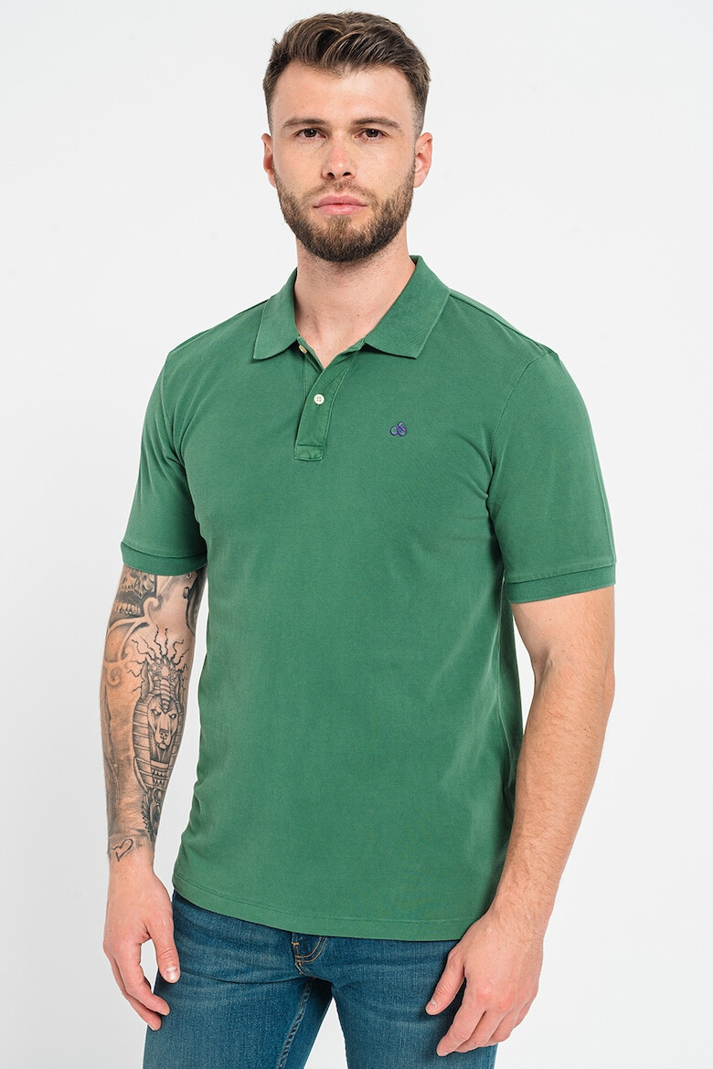 Scotch & Soda Tricou polo din bumbac organic - Pled.ro