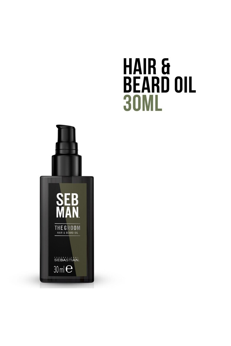 SEB MAN Ulei pentru par si barba The Groom 30 ml - Pled.ro