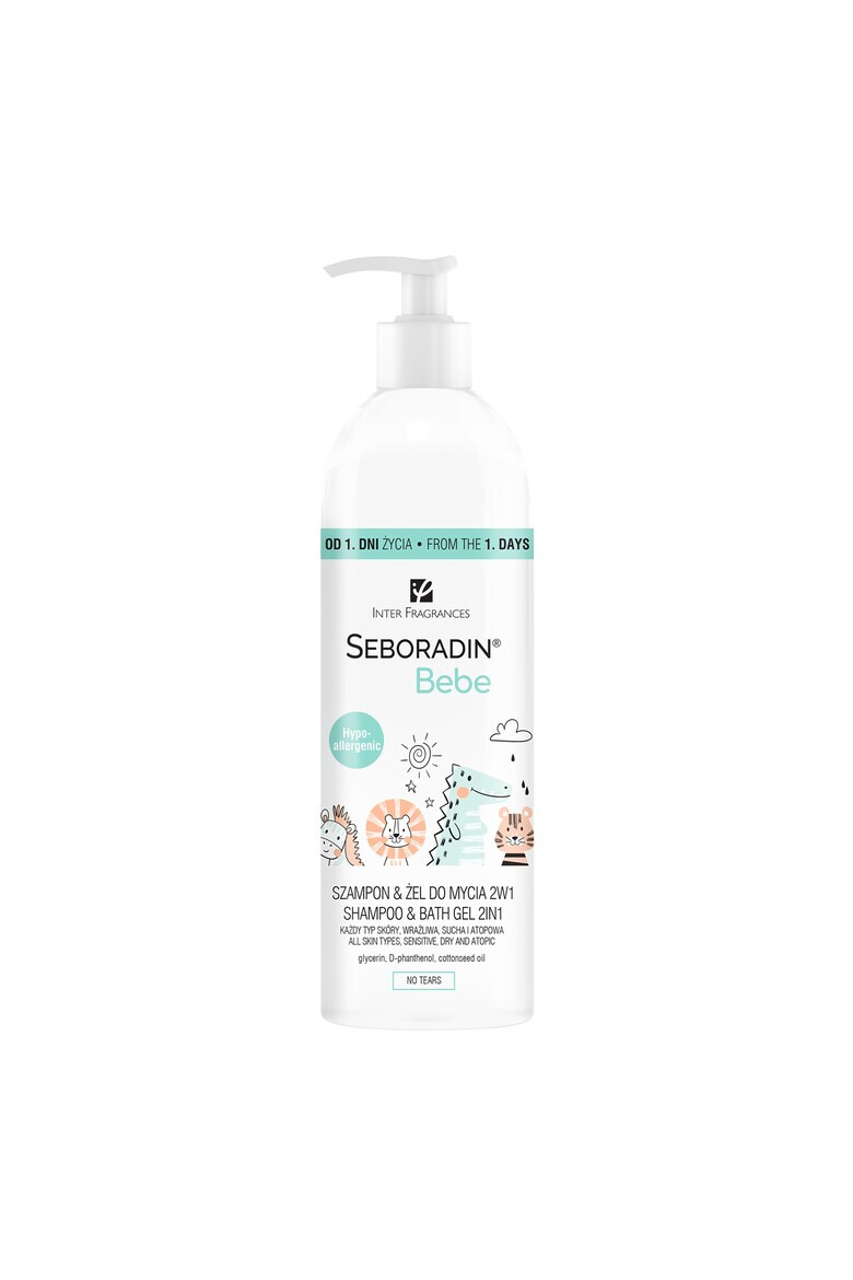 Seboradin Sampon si gel de dus 2 in 1 Bebe 500 ml - Pled.ro