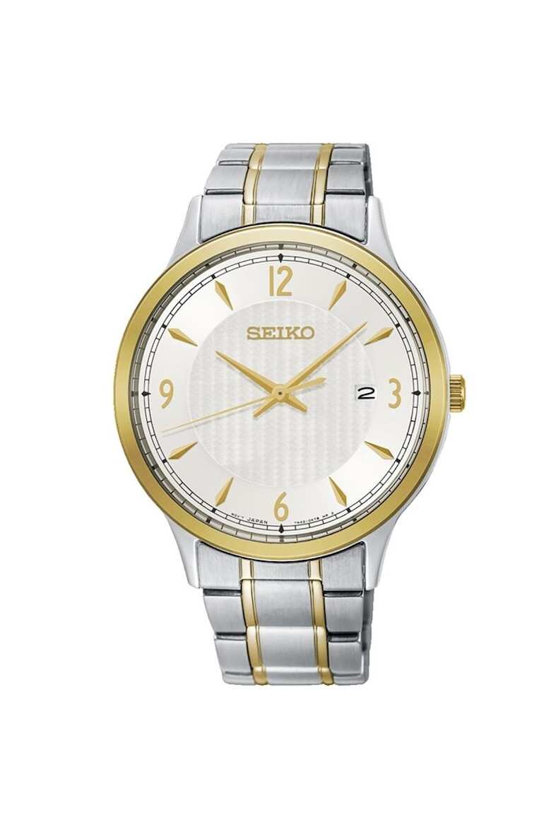 Seiko Ceas barbatesc SGEH82P1 Quartz Argintiu Auriu - Pled.ro