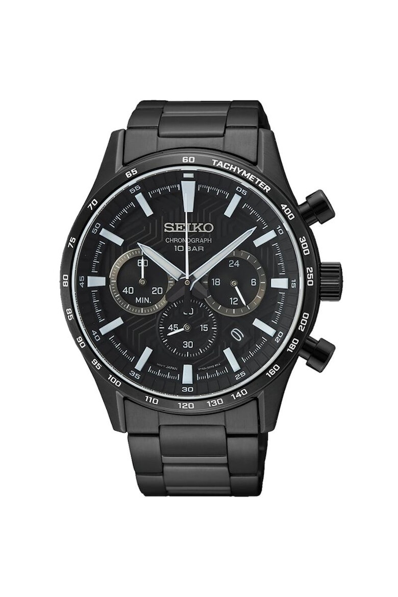 Seiko Ceas barbatesc SSB415P1 Quartz Negru - Pled.ro