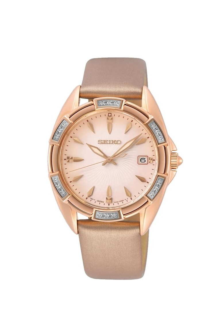 Seiko Ceas dama SKK726P1 Quartz Rose gold - Pled.ro