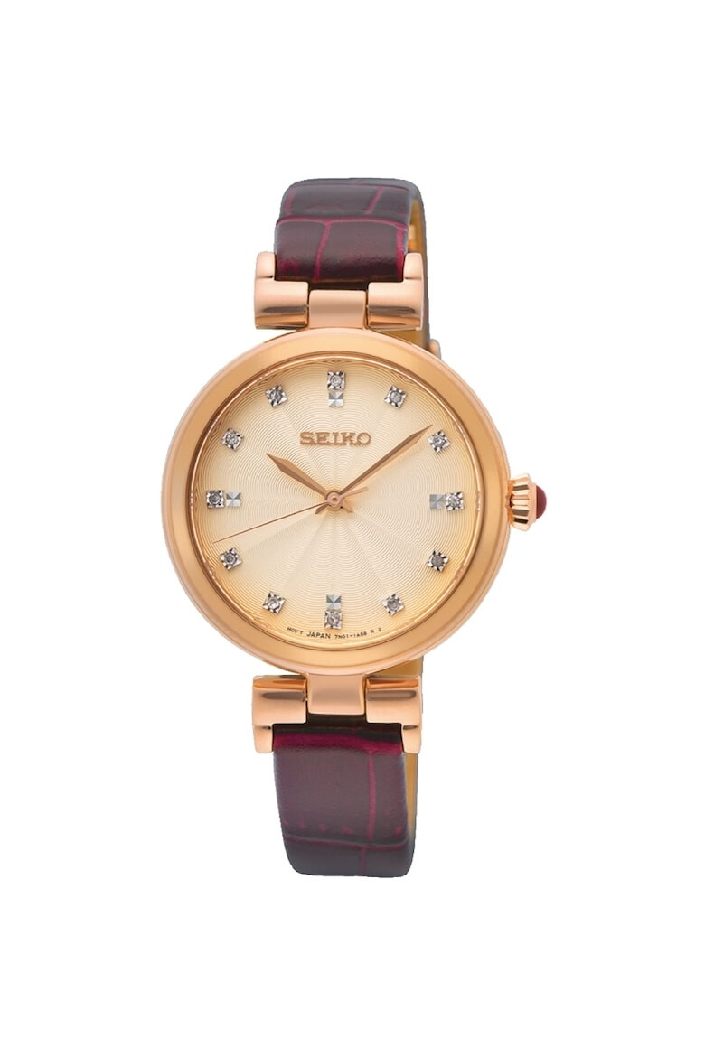 Seiko Ceas dama SRZ548P1 Quartz Rose gold - Pled.ro