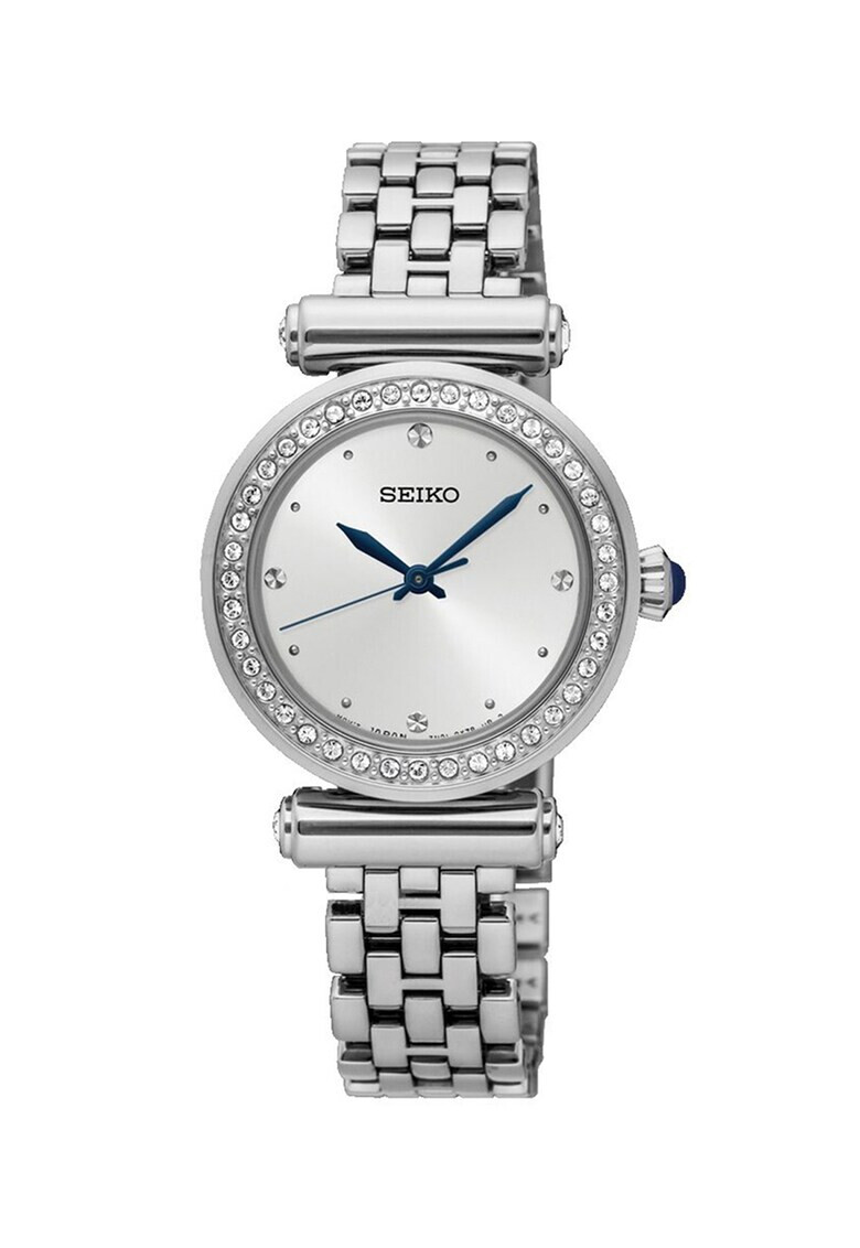 Seiko Ceas de otel inoxidabil decorat cu cristale Swarovski - Pled.ro