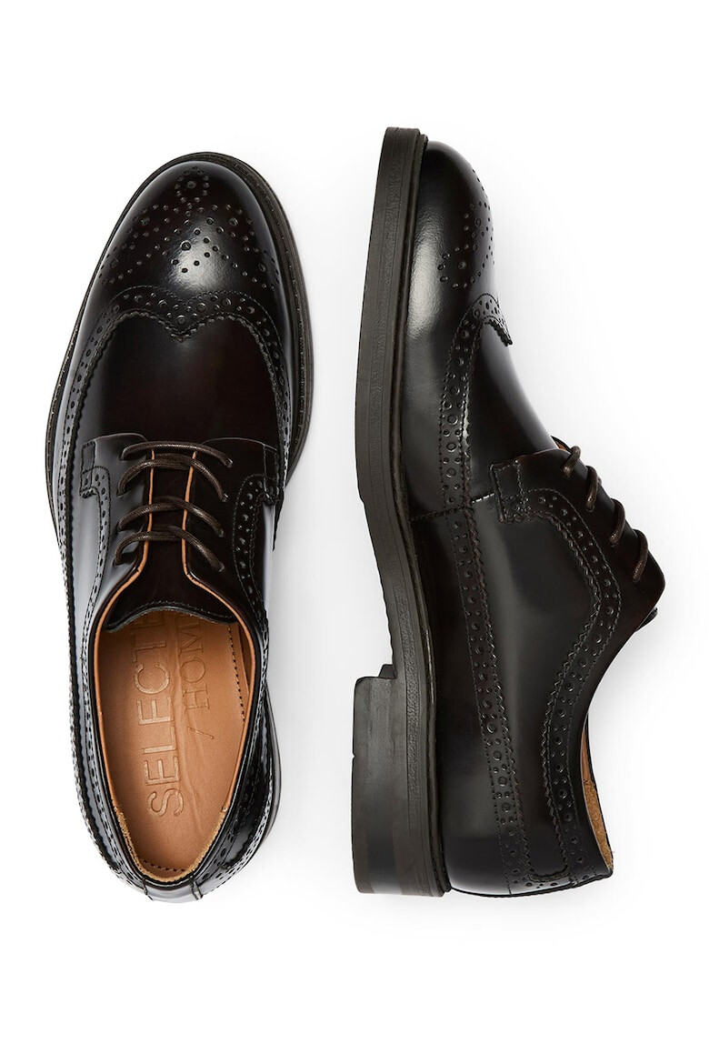 Selected Homme Pantofi casual brogue de piele - Pled.ro