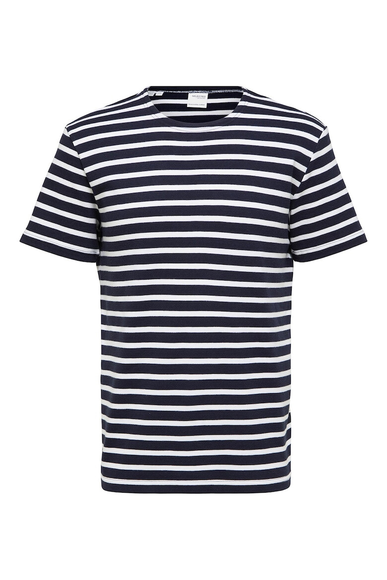 Selected Homme Tricou de bumbac organic in dungi - Pled.ro