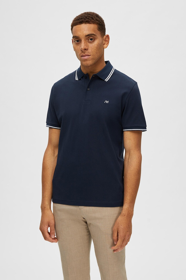 Selected Homme Tricou polo de bumbac organic Dante - Pled.ro