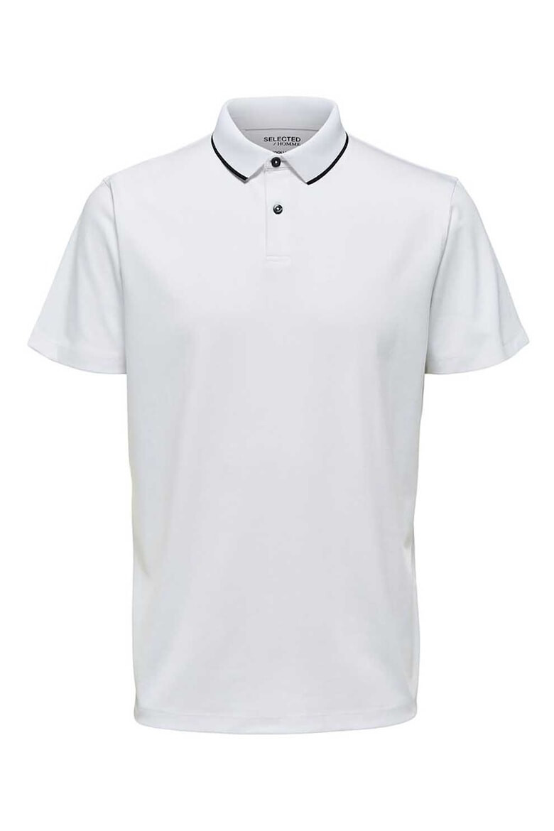 Selected Homme Tricou polo din amestec de bumbac organic - Pled.ro