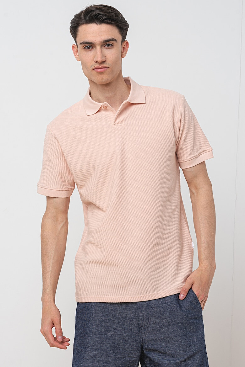 Selected Homme Tricou polo din material pique - Pled.ro