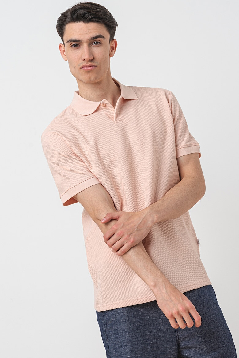 Selected Homme Tricou polo din material pique - Pled.ro