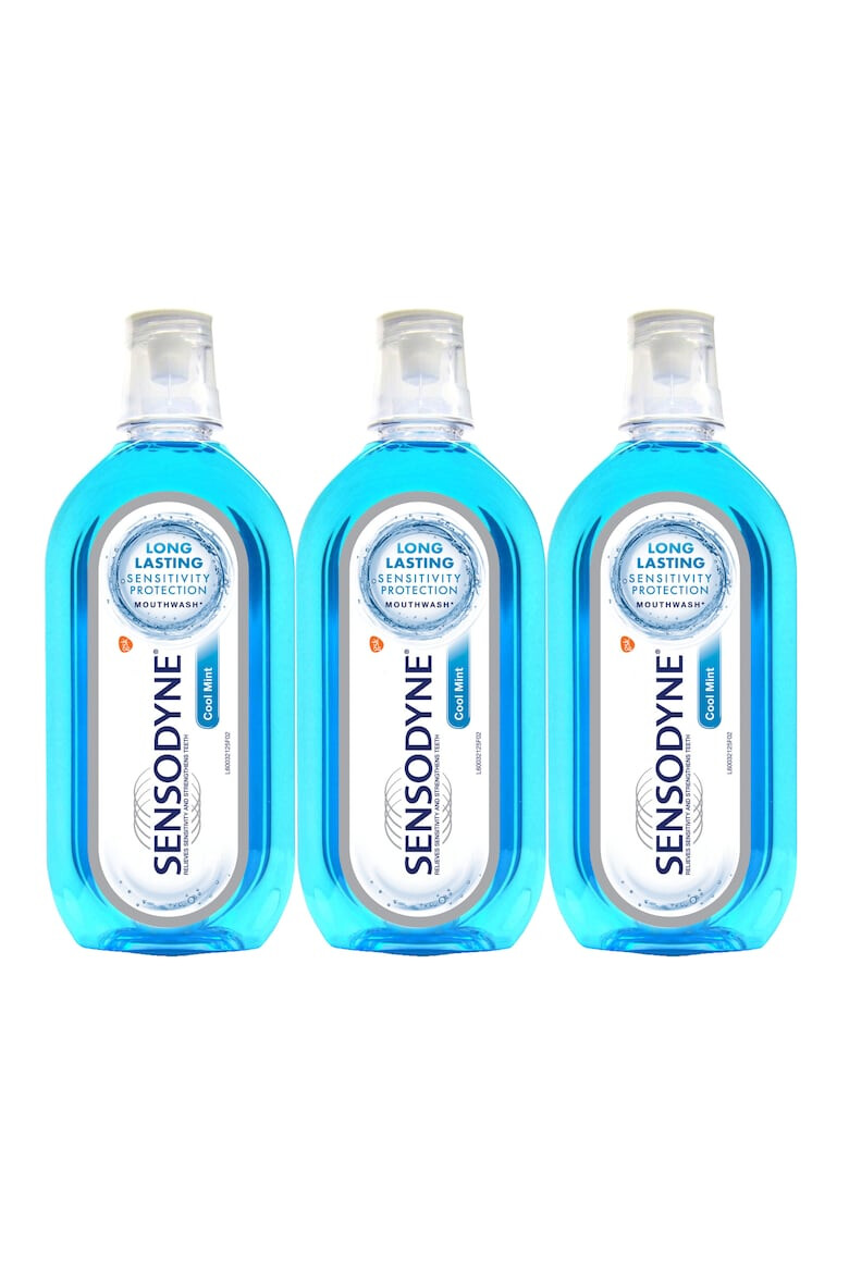 Sensodyne Pachet Promo: 3 x Apa de gura Cool Mint 500 ml - Pled.ro