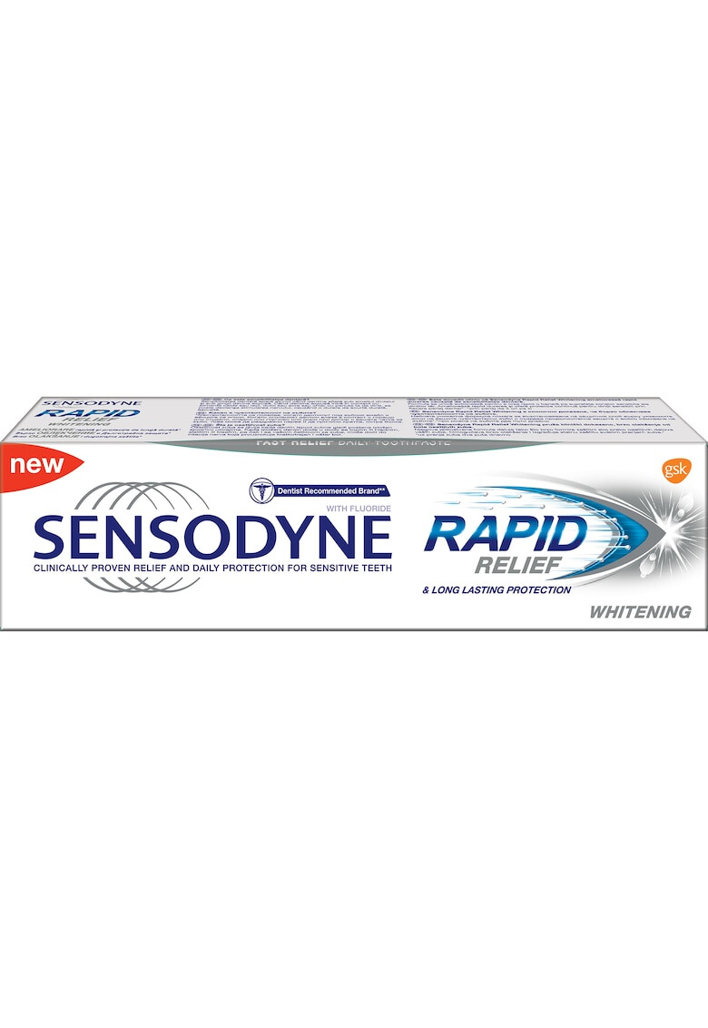 Sensodyne Pasta de dinti Rapid Relief Whitening 75ml - Pled.ro