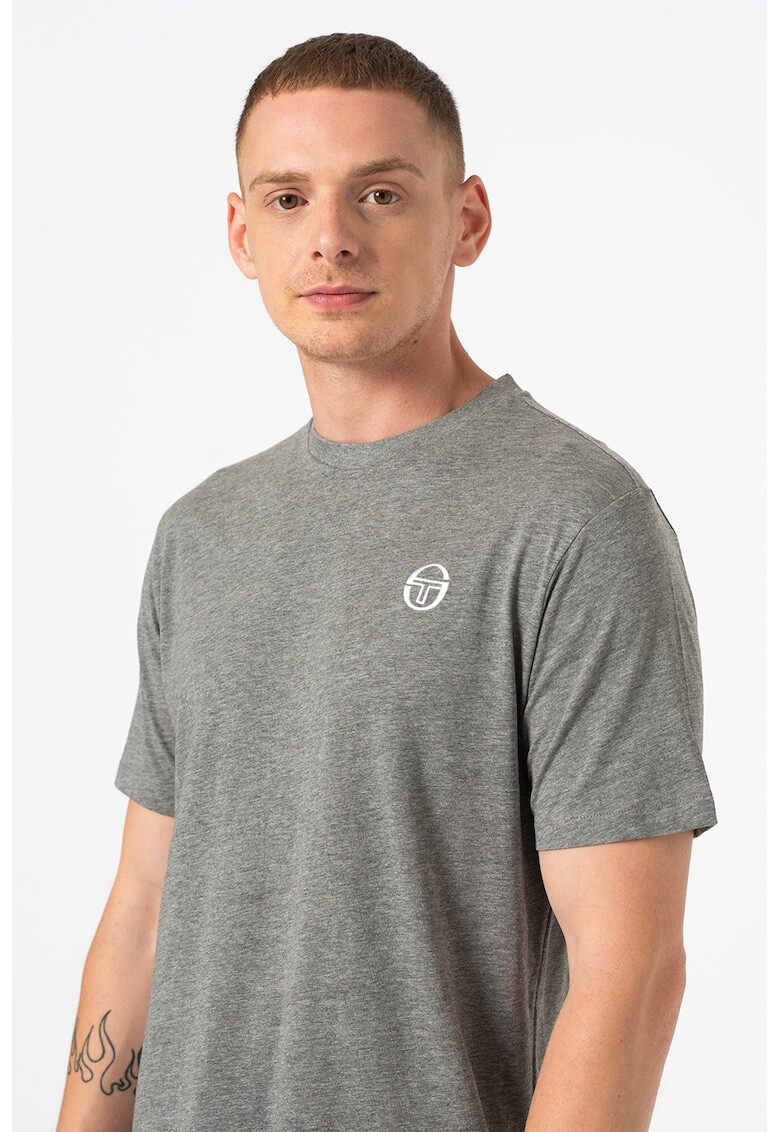 Sergio Tacchini Tricou cu decolteu la baza gatului si logo Sergio - Pled.ro