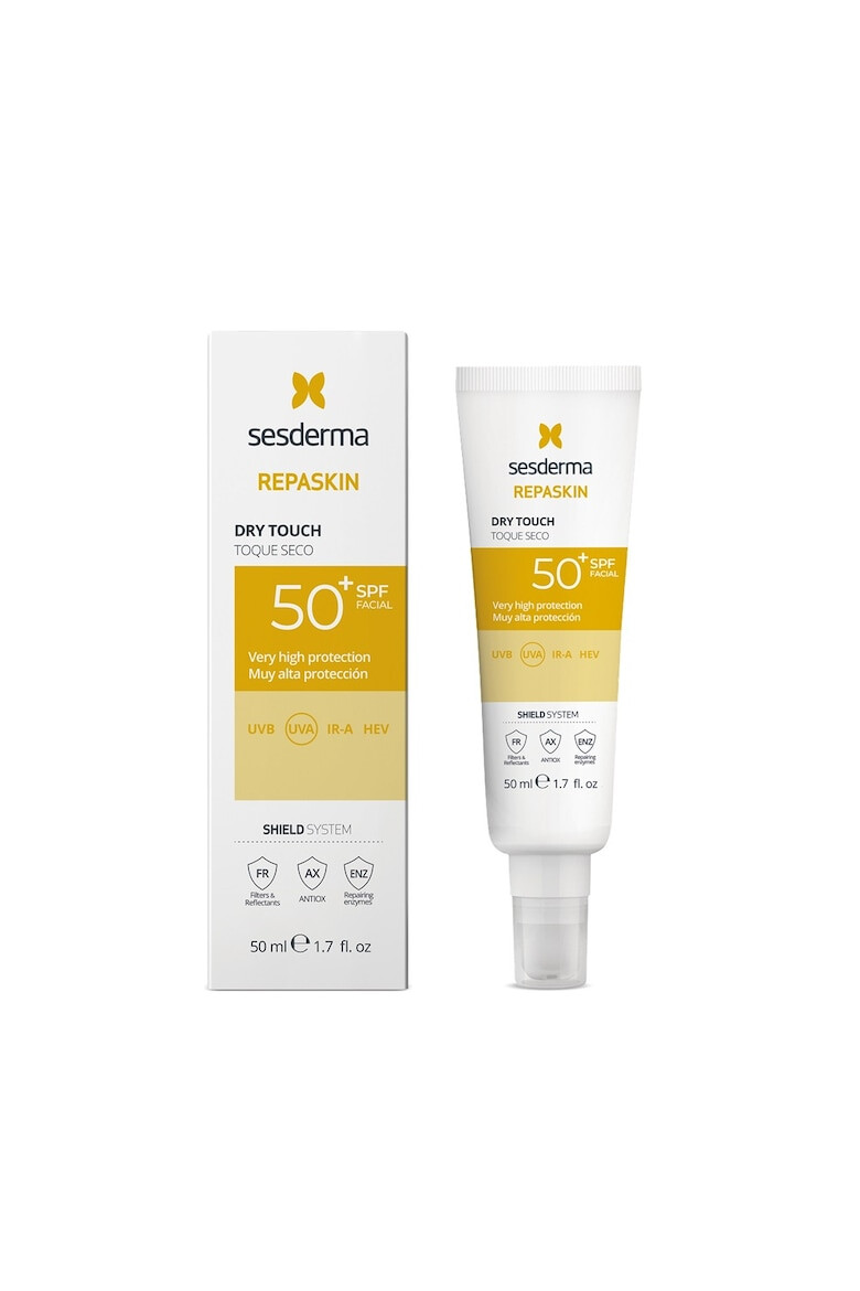 Sesderma Crema pentru fata cu protectie solara SPF 50 Dry Touch Repaskin 50 ml - Pled.ro