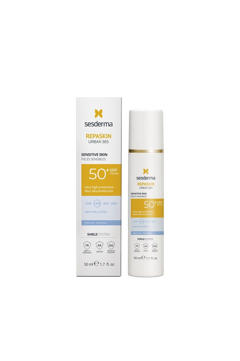 Sesderma Crema pentru ten sensibil cu protectie solara SPF50 Urban 365 Repaskin 50 ml - Pled.ro