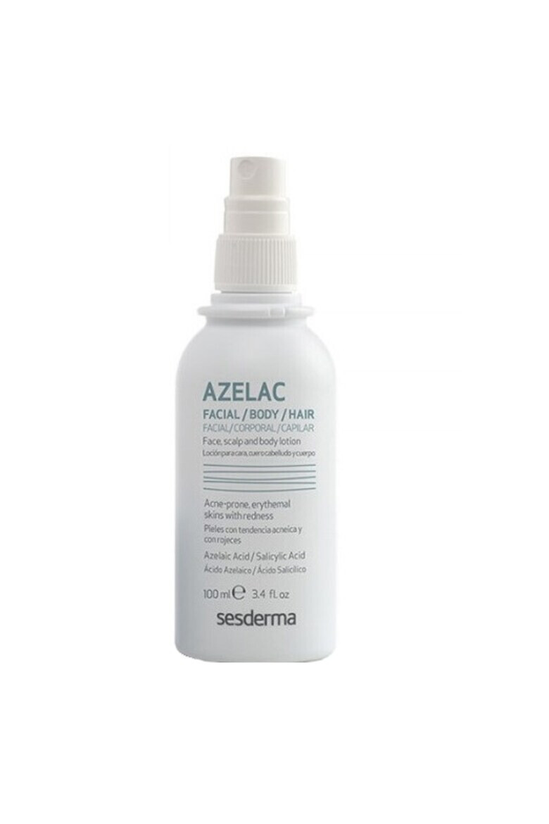 Sesderma Lotiune tratament piele rozacee/acnee pentru corp fata si par Azelac 100 ml - Pled.ro