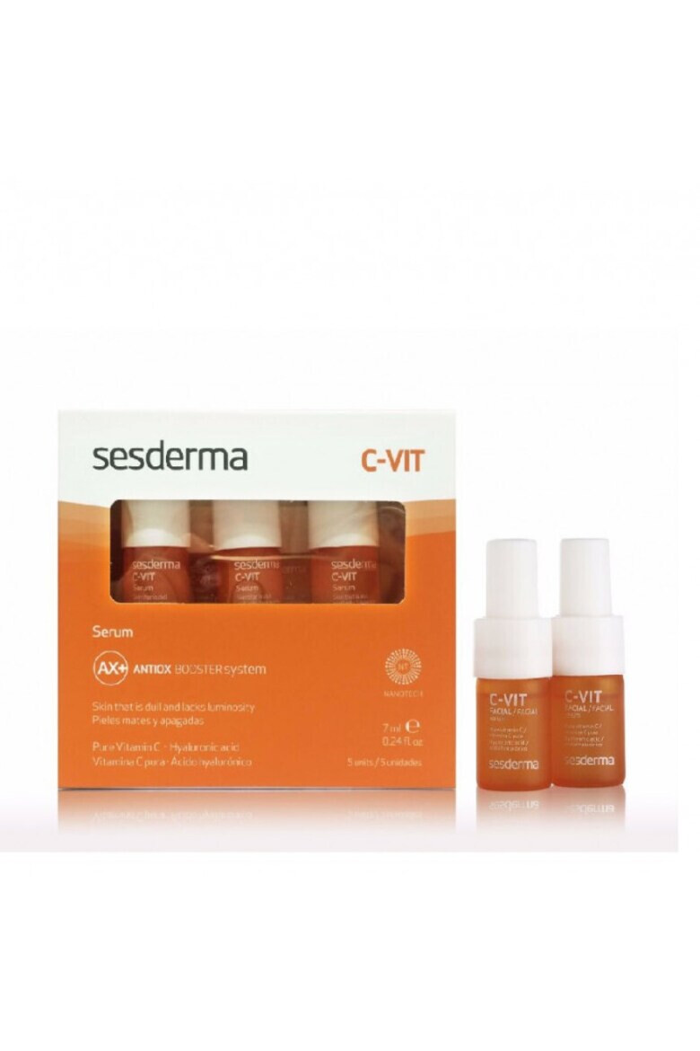 Sesderma Ser fiole anti-imbatranire C-VIT 7 ml x 5 buc - Pled.ro