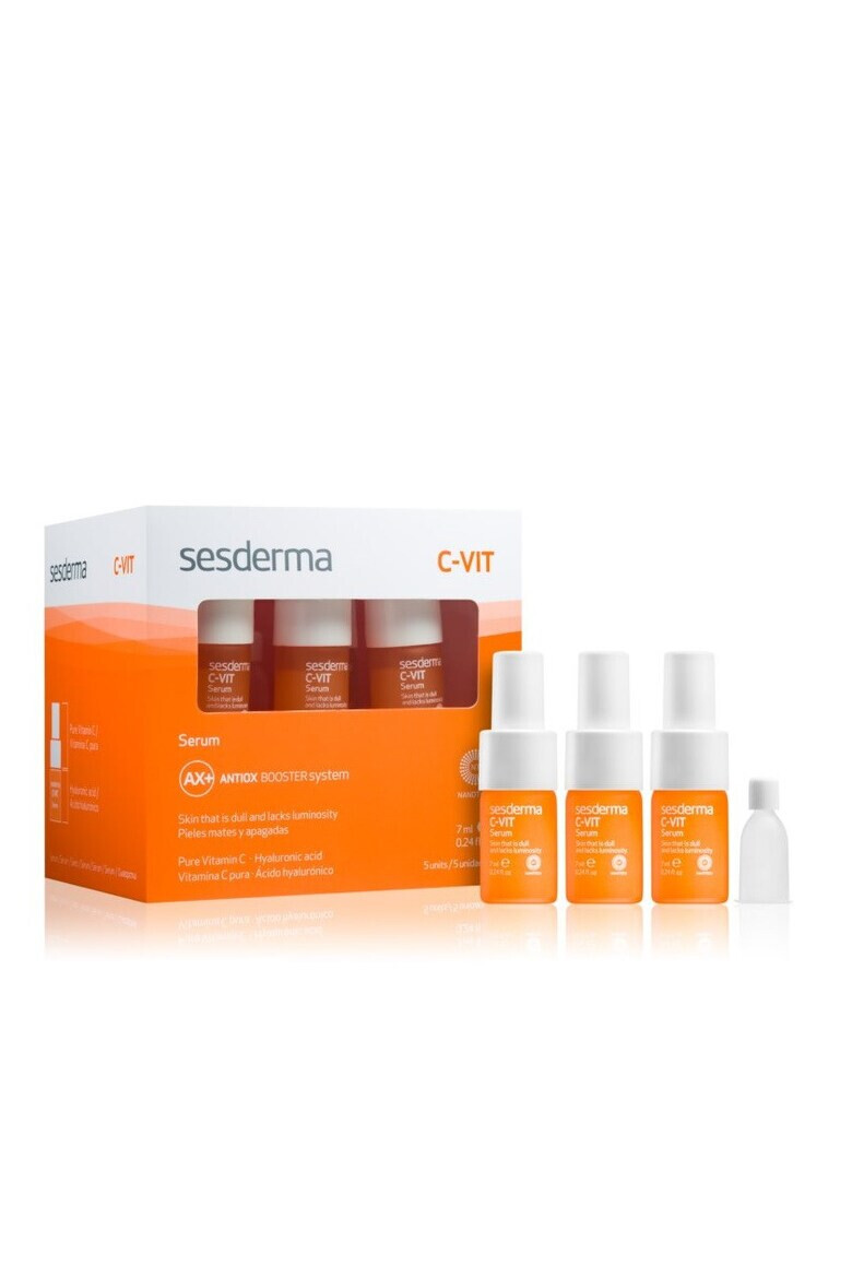 Sesderma Ser fiole anti-imbatranire C-VIT 7 ml x 5 buc - Pled.ro