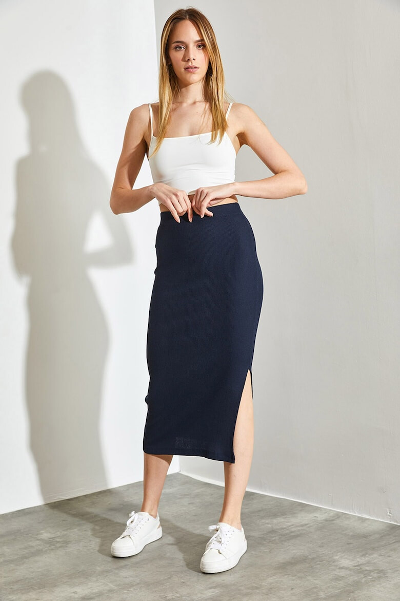 Shade Fusta midi cu slit lateral - Pled.ro