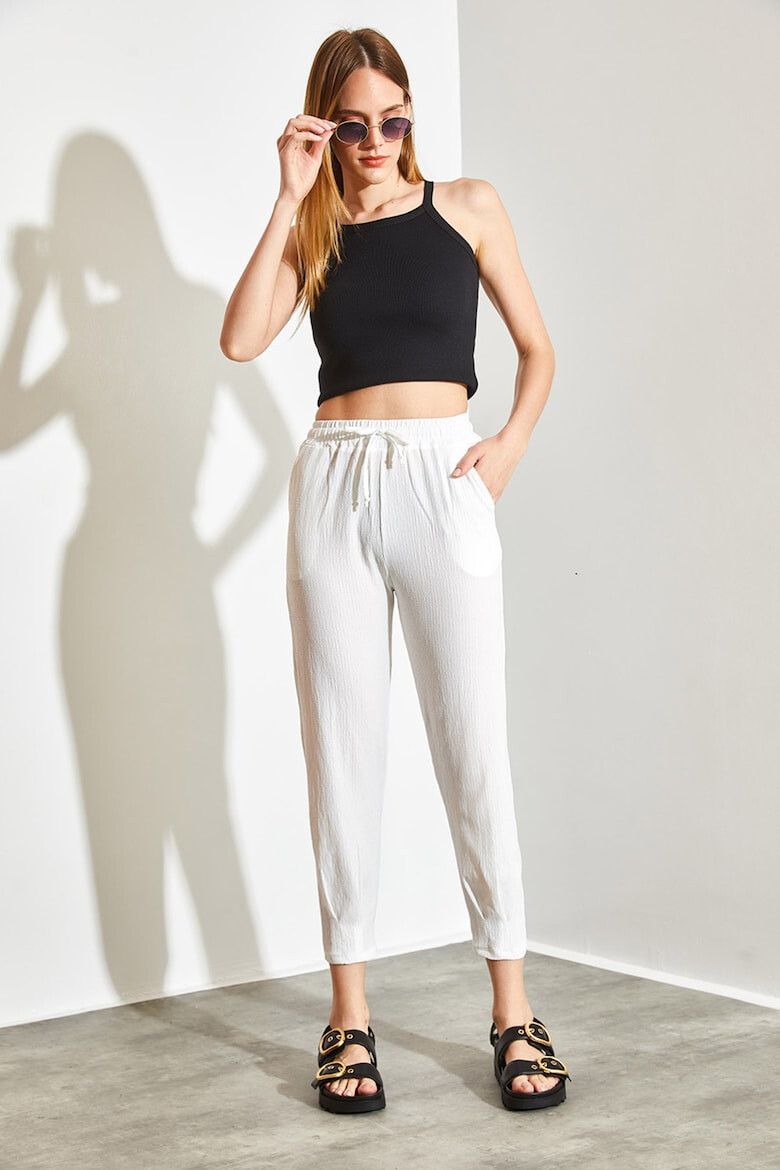 Shade Pantaloni de trening crop cu talie inalta - Pled.ro