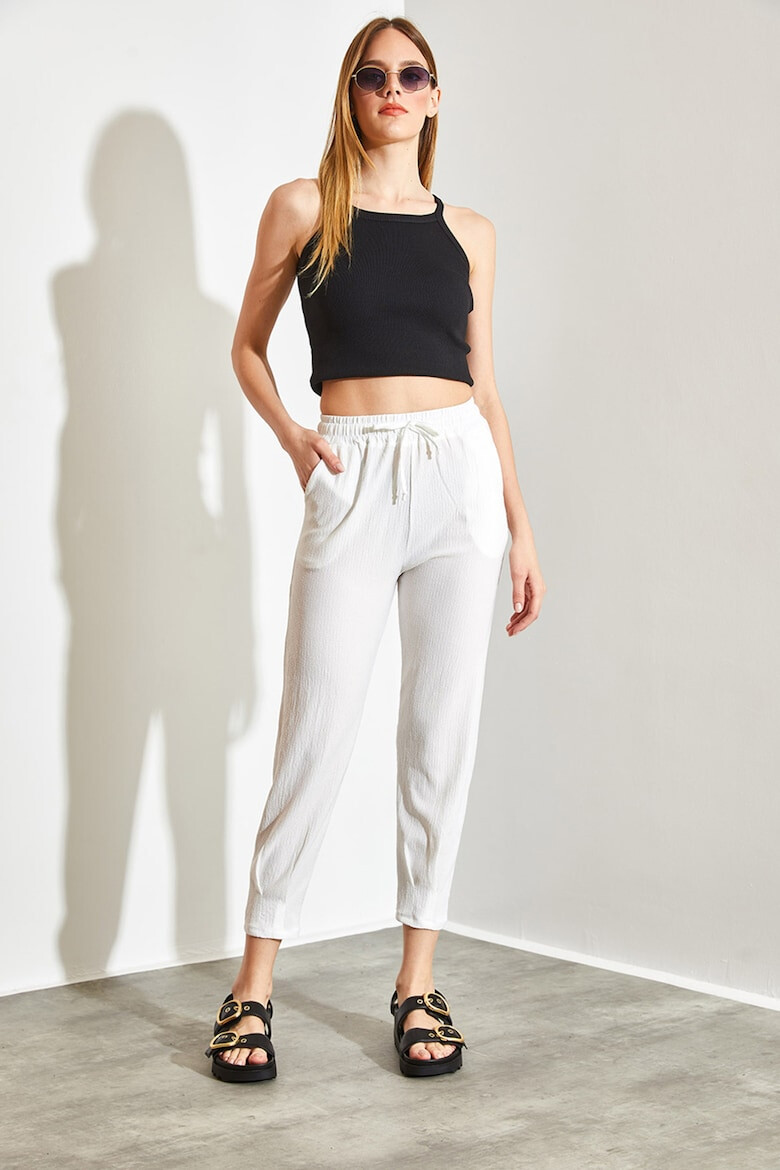 Shade Pantaloni de trening crop cu talie inalta - Pled.ro