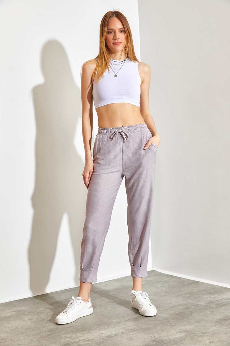 Shade Pantaloni de trening crop cu talie inalta - Pled.ro