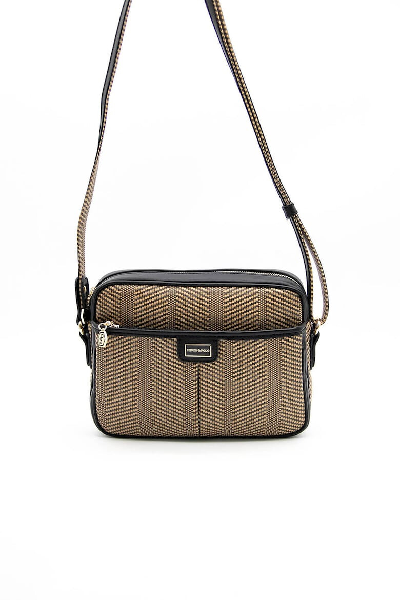 Silver&Polo Geanta crossbody cu fermoar - Pled.ro