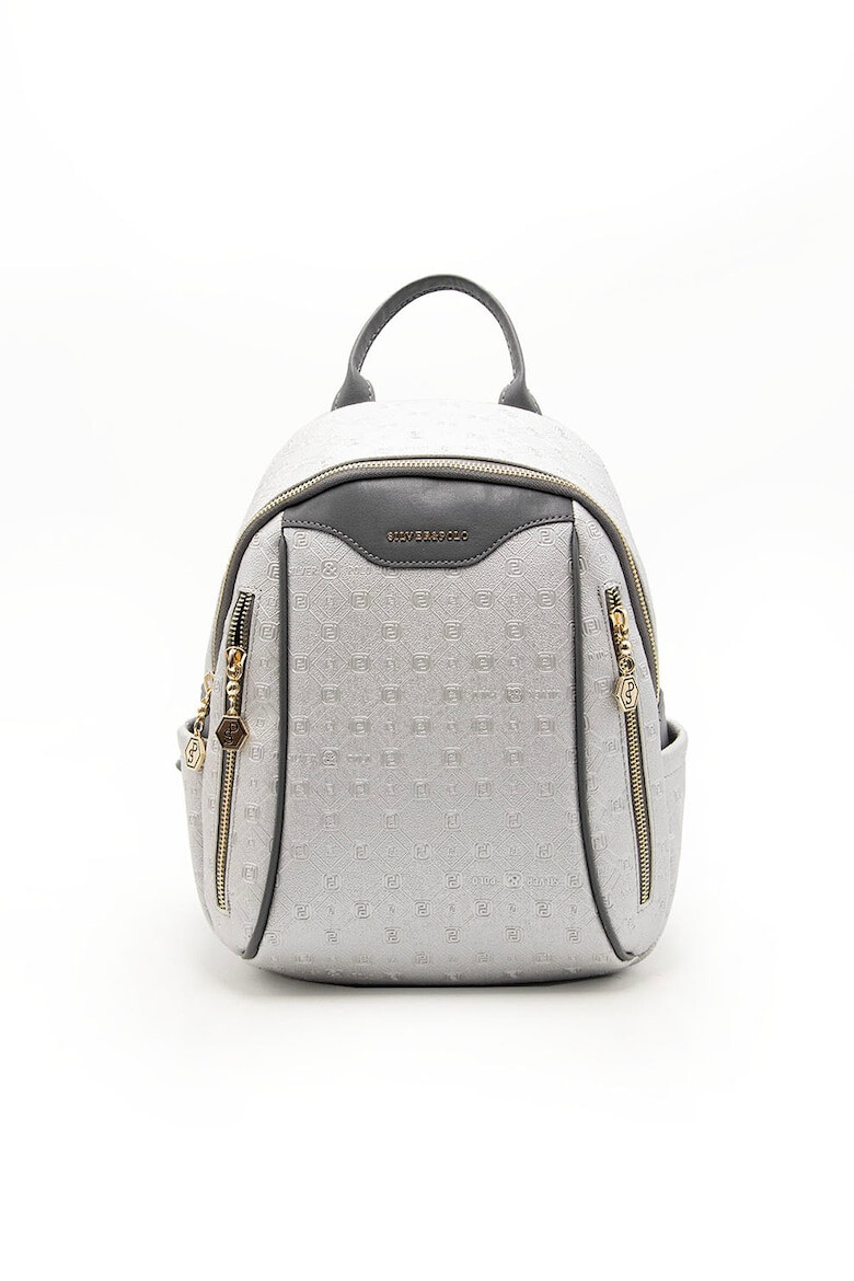 Silver&Polo Rucsac cu model monograma - Pled.ro