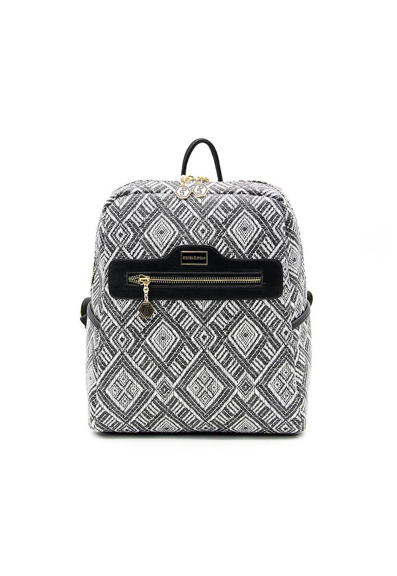 Silver&Polo Rucsac cu model si buzunare multiple - Pled.ro