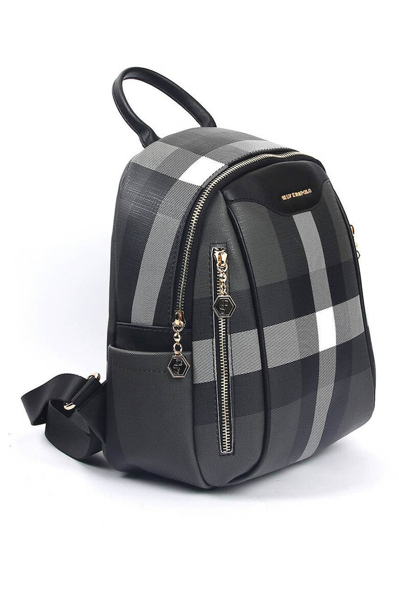 Silver&Polo Rucsac de piele ecologica cu buzunare multiple - Pled.ro