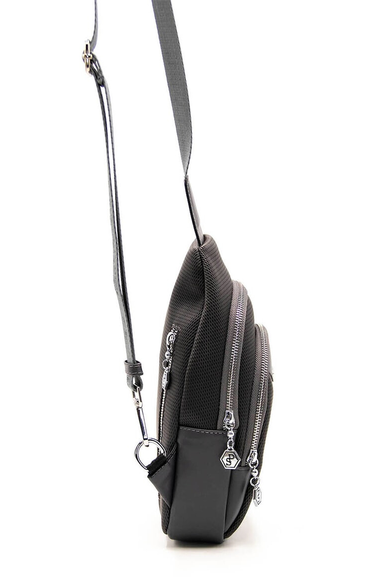 Silver&Polo Rucsac sling de piele ecologica - Pled.ro