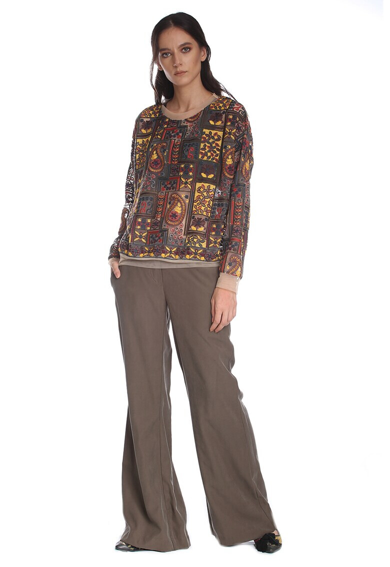 Silvia Serban Bluza cu model paisley - Pled.ro