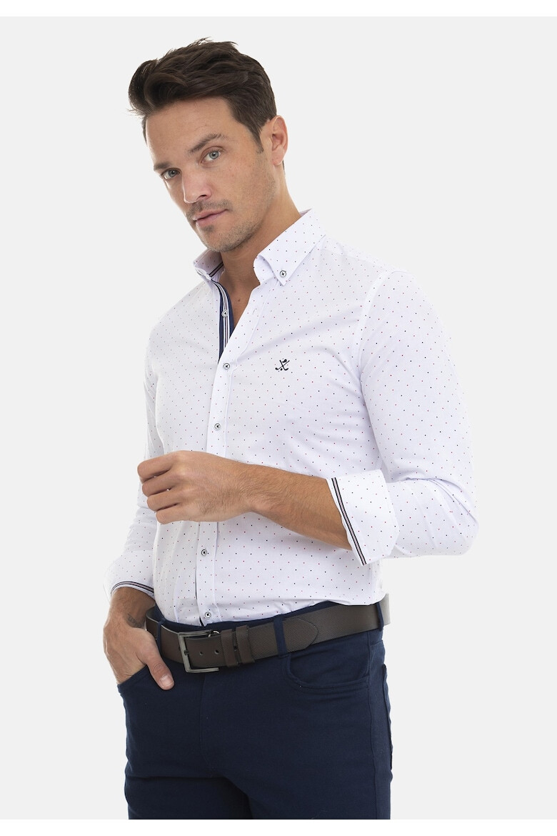 Sir Raymond Tailor Camasa slim fit cu model - Pled.ro