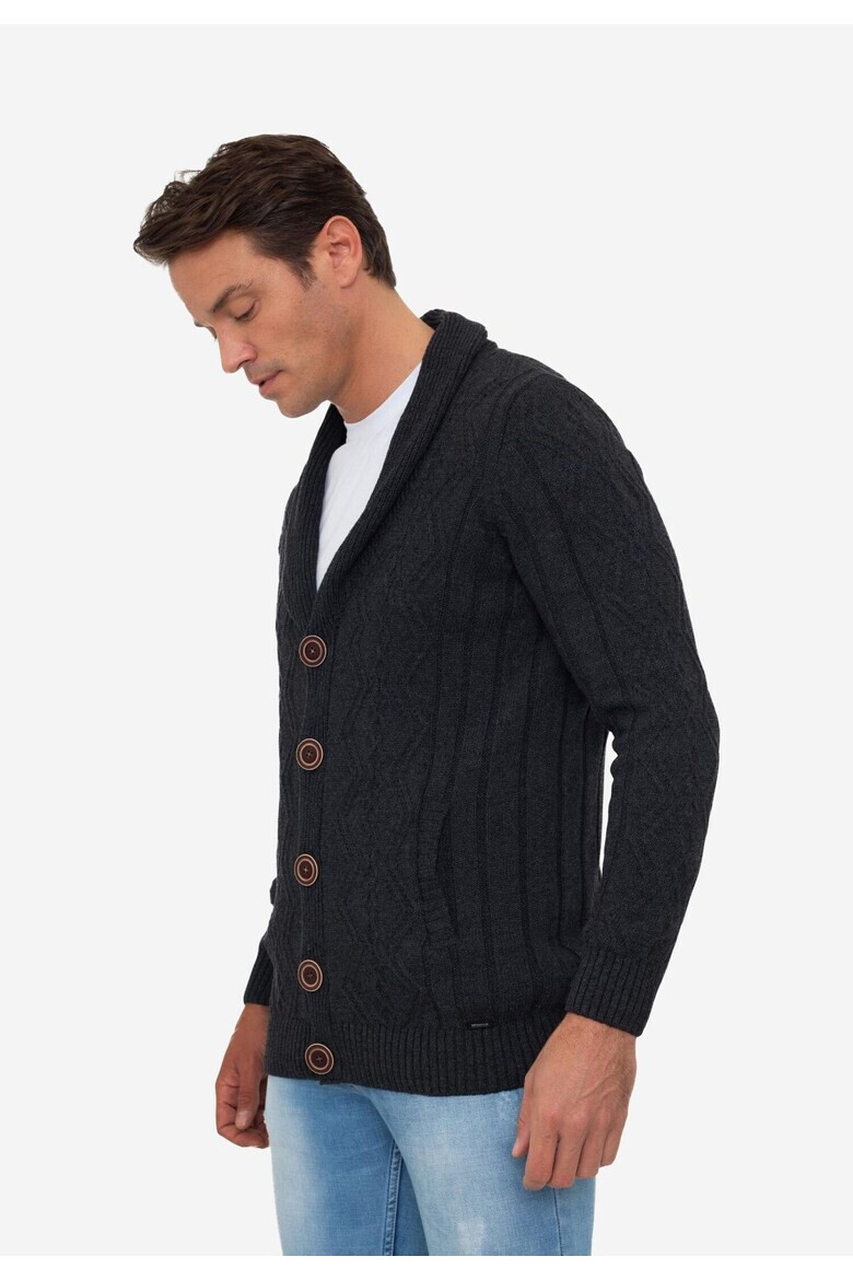 Sir Raymond Tailor Cardigan cu guler-sal - Pled.ro