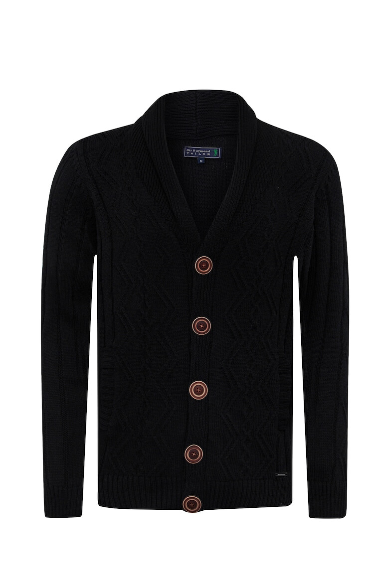 Sir Raymond Tailor Cardigan cu guler-sal - Pled.ro