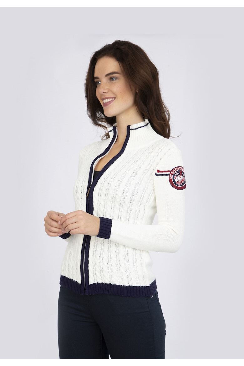 Sir Raymond Tailor Cardigan cu model torsade - Pled.ro