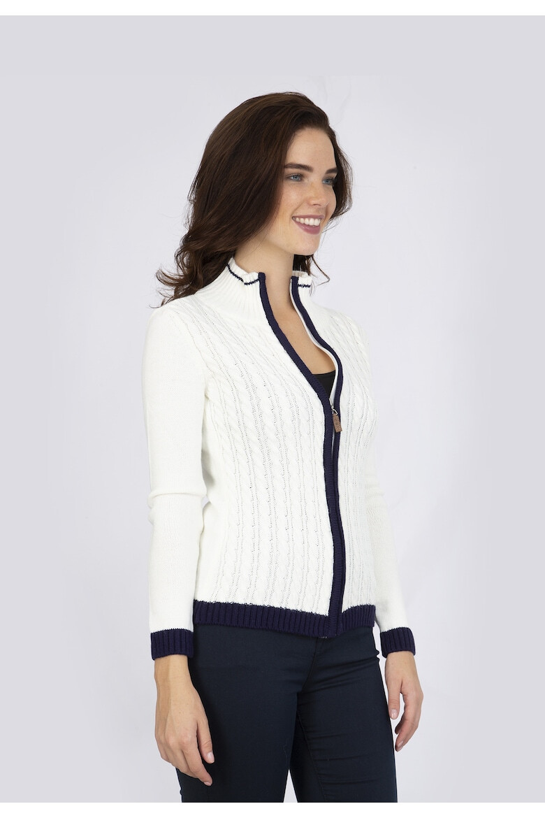 Sir Raymond Tailor Cardigan cu model torsade - Pled.ro