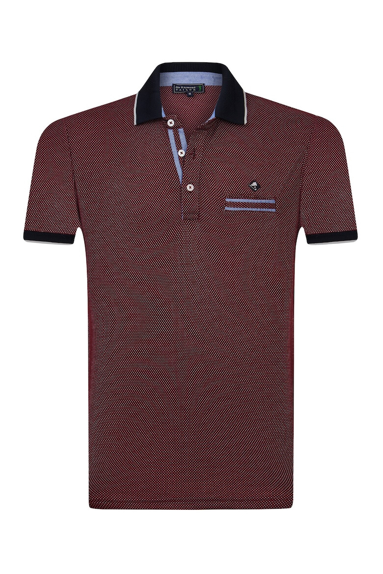 Sir Raymond Tailor Tricou polo cu detaliu cu logo discret - Pled.ro