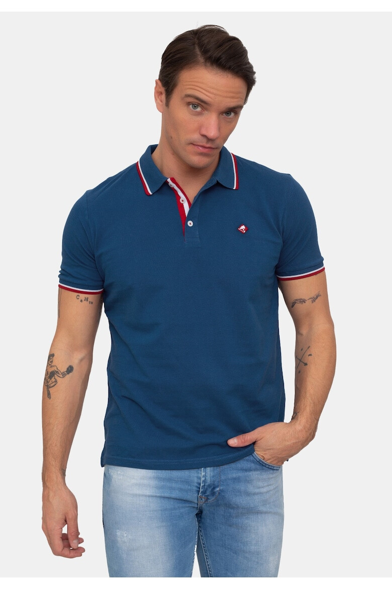 Sir Raymond Tailor Tricou polo cu fenta cu nasturi 17729 - Pled.ro