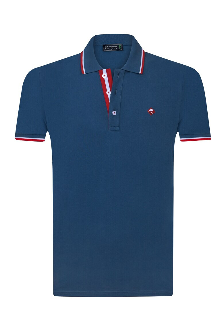 Sir Raymond Tailor Tricou polo cu fenta cu nasturi 17729 - Pled.ro