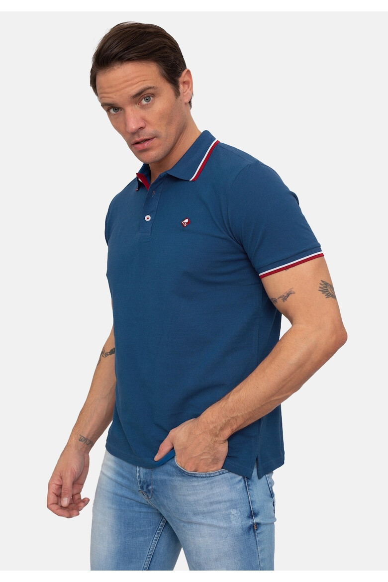 Sir Raymond Tailor Tricou polo cu fenta cu nasturi 17729 - Pled.ro